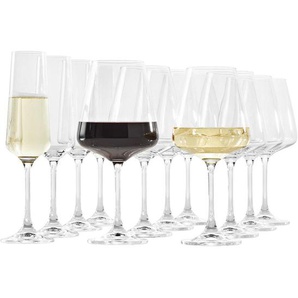 Leonardo Gläserset Paladino, Klar, Glas, 12-teilig, Essen & Trinken, Gläser, Gläser-Sets