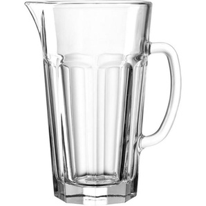 Leonardo Glaskrug Rock, Klar, Glas, 1,5 L, 17.5x23.5x13 cm, Kaffee & Tee, Kannen, Karaffen