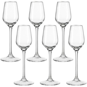 Leonardo Grappaglas-Set Tivoli, Klar, Glas, 6-teilig, 20 ml, 21x20x14 cm, Essen & Trinken, Gläser, Gläser-Sets
