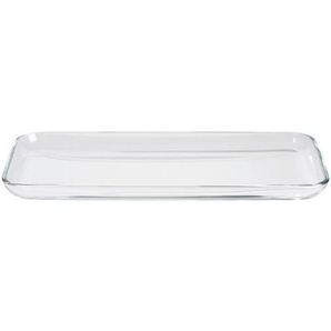 Leonardo Platte, Glas, rechteckig, 15x34 cm, Tischkultur & Servieren, Servierplatten