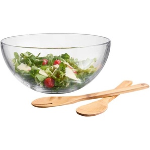 Leonardo Salatset, 3-teilig, rund, 28x13x28 cm, Essen & Trinken, Geschirr, Schalen & Schüsseln, Salatschüsseln