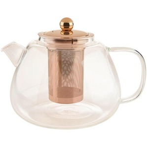 Leonardo Teekanne TE PER TE, Klar, Glas, 1500 ml, 19x15.5x17.3 cm, Ausgießer, Siebeinsatz, Kaffee & Tee, Kannen, Teekannen