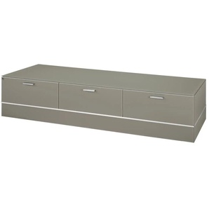 LEONARDO TV-Unterteil Cube - braun - Materialmix - 189 cm - 42 cm - cm 61,0 | Möbel Kraft
