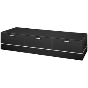 LEONARDO TV-Unterteil Cube - schwarz - Materialmix - 189 cm - 42 cm - cm 61,0 | Möbel Kraft