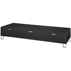 LEONARDO TV-Unterteil Cube - schwarz - Materialmix - 189 cm - 42 cm - cm 61,0 | Möbel Kraft