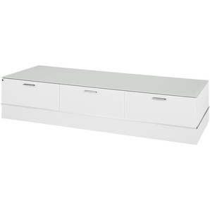 LEONARDO TV-Unterteil  Cube ¦ weiß ¦ Maße (cm): B: 189 H: 42 T: 61.0