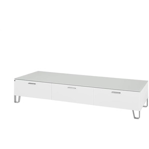 LEONARDO TV-Unterteil Cube - weiß - Materialmix - 189 cm - 42 cm - cm 61,0 | Möbel Kraft