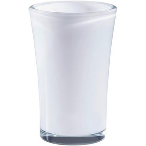 Leonardo Vase Bloom, Weiß, Glas, konisch, 22 cm, Dekoration, Vasen, Glasvasen