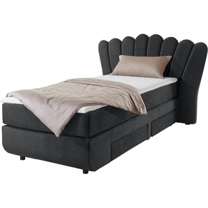 Leonique Boxbett Fleurir, Breite 90 cm, Topper, 3 verschiedene Liegebreiten: 90, 140 und 180 cm