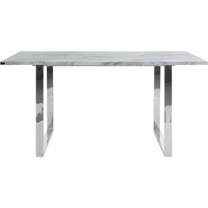 Leonique Esstisch Cevennen (1-St), Tischplatte MDF in Marmor Optik, Gestell aus Metall, 120 oder 160 cm