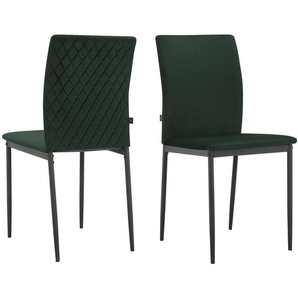 Leonique Esszimmerstuhl Pavia (2 St), im 2er oder 4er Set, mit Rückenlehne Harlekinmuster, Sitzhöhe 48 cm