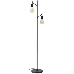 Leonique Stehlampe Jarla, ohne Leuchtmittel, moderne, klassisch schwarze Stehleuchte, Höhe 155 cm