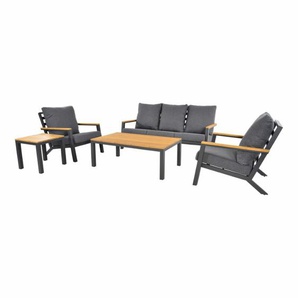 Lesli Living Donnan Loungeset 5-tlg. - Aluminium charcoal 41737