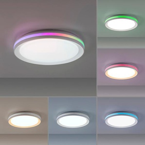 Deckenleuchte JUST LIGHT RIBBON Lampen Gr. 2 flammig, Ø 4 cm, weiß LED Deckenlampen