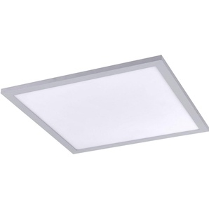 JUST LIGHT LED Panel FLAT, LED fest integriert, Warmweiß, LED Deckenleuchte, LED Deckenlampe