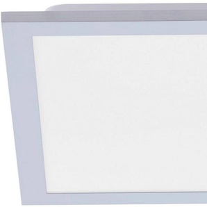 JUST LIGHT LED Panel FLAT, Dimmfunktion, Farbsteuerung, Memoryfunktion, LED fest integriert, Warmweiß, LED Deckenleuchte, LED Deckenlampe