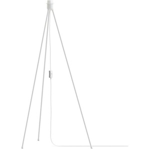 LEUCHTENFUß Tripod , Weiß , Metall, Textil , 109 cm , Lampen & Leuchten, Innenbeleuchtung, Lampenfüsse
