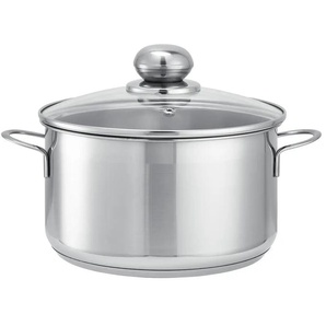 levelone Fleischtopf 20cm Basic | silber | Edelstahl | 20.0 |