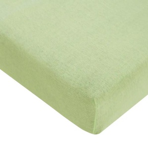 levelone Jersey-Spannbetttuch | grün | 140 cm |