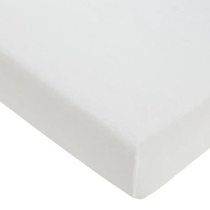 levelone Jersey-Spannbetttuch | weiß | 140 cm |