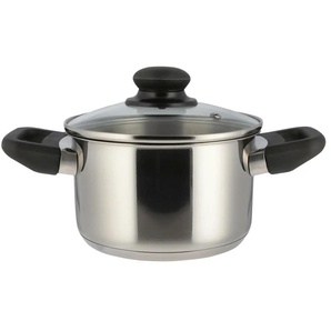 levelone Kochtopf 16 cm Classic | Edelstahl | 9,5 cm | 16.0 |