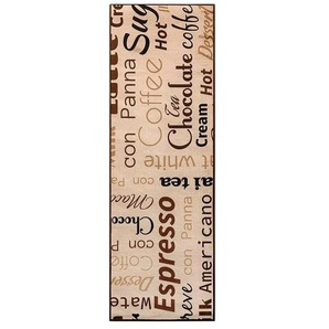 levelone Küchenläufer - braun - Synthetische Fasern - 50 cm - 0,4 cm | Möbel Kraft