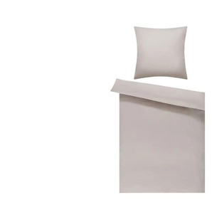 levelone Microfaser-Bettwäsche - grau - Materialmix - 135 cm | Möbel Kraft
