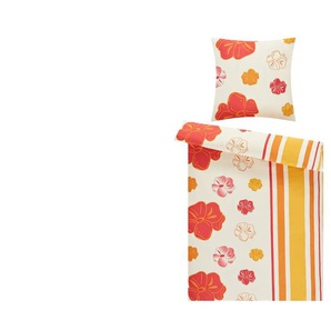 levelone Microfaser Bettwäsche | orange | 135 cm |
