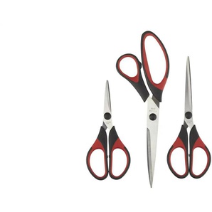 levelone Scherenset - rot - Edelstahl,Kunststoff - 16,7 cm - 1 cm | Möbel Kraft