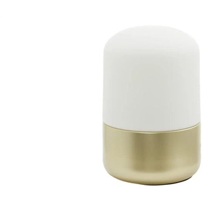 levelone Tischleuchte 1-flammig messing-matt - gold - Materialmix - 21 cm - 13.0 | Möbel Kraft