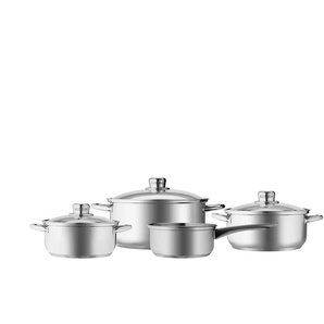 levelone Topfset 4-teilig Mars | silber | Edelstahl |