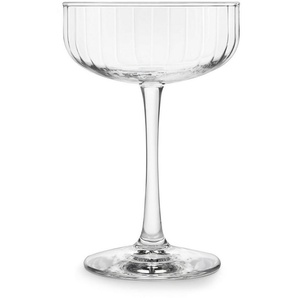 LIBBEY Champagnerglas Libbey Trinkglas, 12er Set -LINEAR-, Glas, 251 ml, hochwertig verarbeitet, im modernen Design
