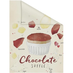 Fensterfolie LICHTBLICK ORIGINAL Chocolate Fensterfolien Gr. B/L: 100 cm x 100 cm, beige (beige, braun) Fensterdekoration selbstklebend, Sichtschutz