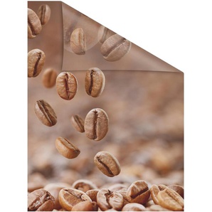 Fensterfolie LICHTBLICK ORIGINAL Kaffee Fensterfolien Gr. B/L: 100 cm x 100 cm, braun Fensterdekoration selbstklebend, Sichtschutz