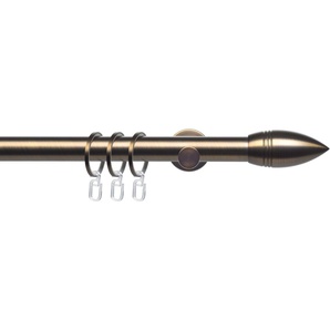 Liedeco Gardinenstange CELBULLE01SG1L, Ø 25 mm, 1-läufig, Fixmaß, mit Bohren, verschraubt, Metall, 1-läufig im Fixmaß Ø 25 mm