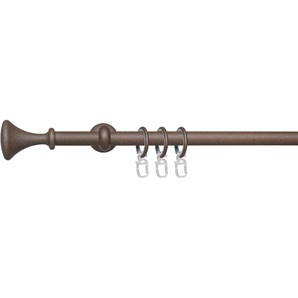 Liedeco Gardinenstange Esp Kegel, Ø 16 mm, 1-läufig, Fixmaß, mit Bohren, verschraubt, Metall, 1-läufig im Fixmaß Ø 16 mm