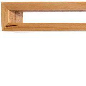 Liedeco Gardinenstange Stil Herning, Ø 16 mm, 2-läufig, Fixmaß, mit Bohren, verschraubt, Edelstahl, Holz, 2-läufig im Fixmaß Ø 16 mm