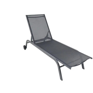 Liegestuhl - schwarz - Materialmix - 58 cm - 32 cm | Möbel Kraft
