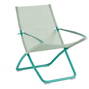 Liegestuhl Snooze in citronella lemongrass Stahl/100% Polychlorid Emutex