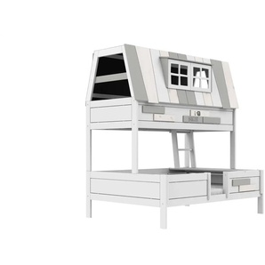 Lifetime Abenteuerbett 140cm  My Hangout ¦ weiß ¦ Maße (cm): B: 215 H: 227 T: 152.0