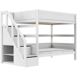 Lifetime Etagenbett  Basis ¦ weiß ¦ Maße (cm): B: 257 H: 177
