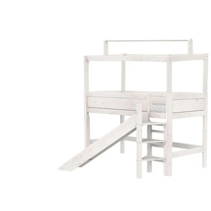 Lifetime Hausbett mit Rutsche  Basis ¦ weiß ¦ Maße (cm): B: 207 H: 225 T: 192.0