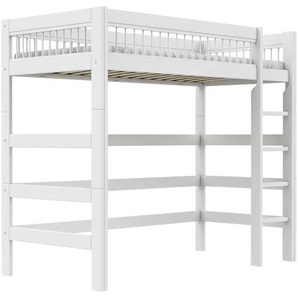 Lifetime Hochbett mit Leiter  Breeze ¦ weiß ¦ Maße (cm): B: 207 H: 177 T: 102.0