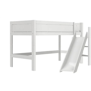 Lifetime Hochbett mit Rutsche Basis ¦ weiß ¦ Maße (cm): B: 207 H: 128 T: 192.0