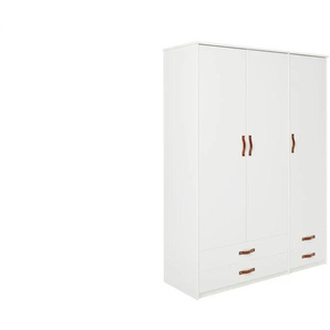 Lifetime Kleiderschrank - weiß - Materialmix - 153 cm - 200 cm - cm 54,5 | Möbel Kraft