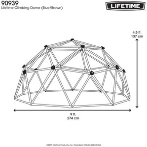 LIFETIME-Klettergerüst »Geodome« - blau -
