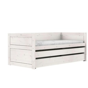 Lifetime Kojenbett mit Gästebett und Bettkasten Basis ¦ weiß ¦ Maße (cm): B: 207 H: 83 T: 102.0