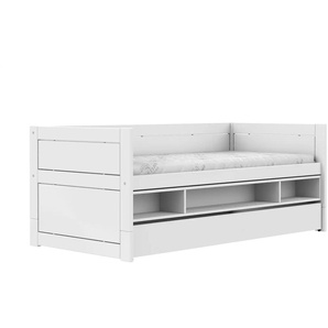 Lifetime Kojenbett mit Stauraum und Bettkasten Basis ¦ weiß ¦ Maße (cm): B: 207 H: 83 T: 102.0