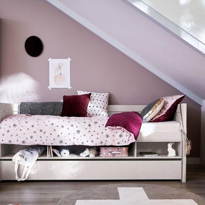 LIFETIME Stauraum-Sofabett Original, weiß, 90x200 cm, mit Roll-Lattenrost - ohne Bettschublade