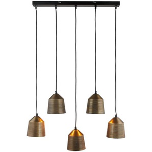 Light & Living Hängeleuchte, Bronze, Metall, rund,rund, 110x75x16 cm, Lampen & Leuchten, Innenbeleuchtung, Hängelampen, Pendelleuchten